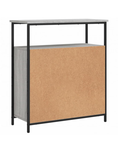 Credenza Grigio Sonoma 70x30x80 cm in Legno Multistrato