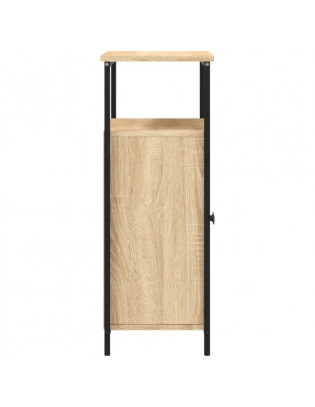 Credenza Rovere Sonoma 70x30x80 cm in Legno Multistrato