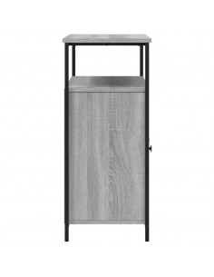 Credenza Grigio Sonoma 100x35x80 cm in Legno Multistrato 2