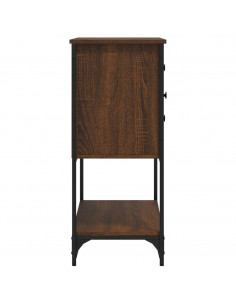 Credenza Rovere Marrone 100x36x85 cm in Legno Multistrato 2