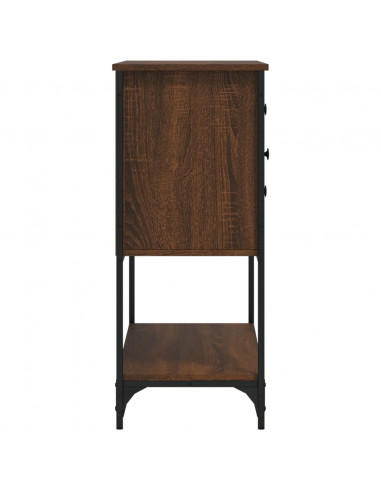 Credenza Rovere Marrone 100x36x85 cm in Legno Multistrato