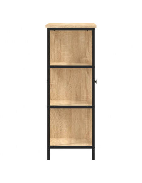 Credenza Rovere Sonoma 70x30x80 cm in Legno Multistrato