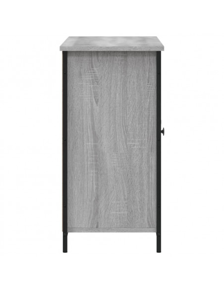 Credenza Grigio Sonoma 100x35x70 cm in Legno Multistrato