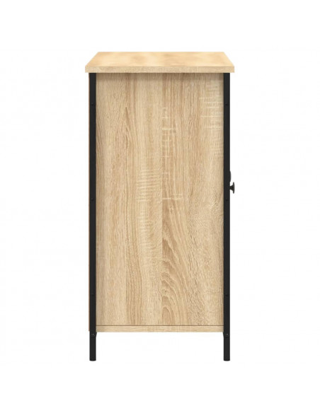 Credenza Rovere Sonoma 100x35x70 cm in Legno Multistrato