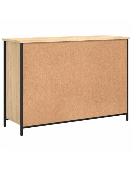 Credenza Rovere Sonoma 100x35x70 cm in Legno Multistrato