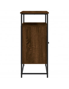 Credenza Rovere Marrone 100x35x80 cm in Legno Multistrato 2