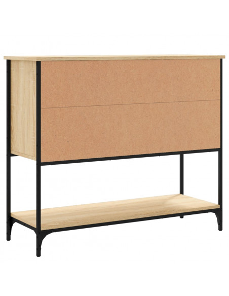 Credenza Rovere Sonoma 100x36x85 cm in Legno Multistrato