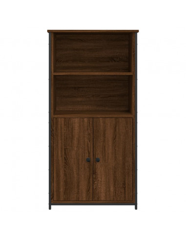 Credenza Rovere Marrone 62x36x121,5 cm in Legno Multistrato