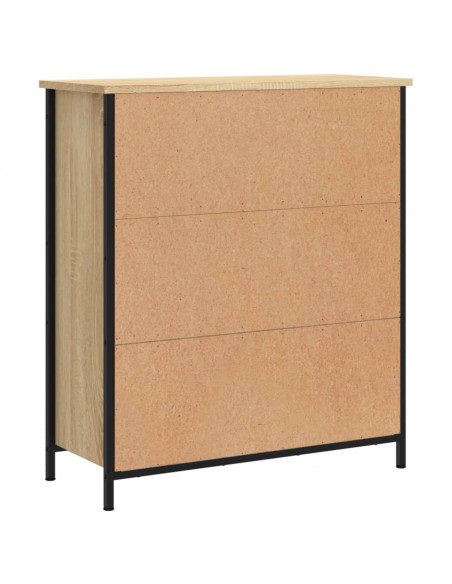 Credenza Rovere Sonoma 70x30x80 cm in Legno Multistrato