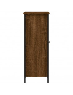 Credenza Rovere Marrone 70x30x80 cm in Legno Multistrato 2