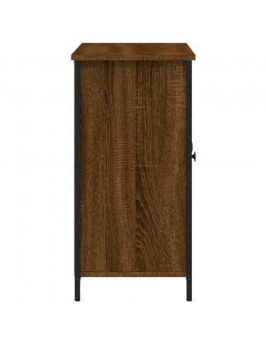 Credenza Rovere Marrone 100x35x70 cm in Legno Multistrato