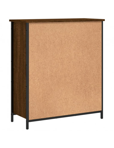 Credenza Rovere Marrone 70x30x80 cm in Legno Multistrato