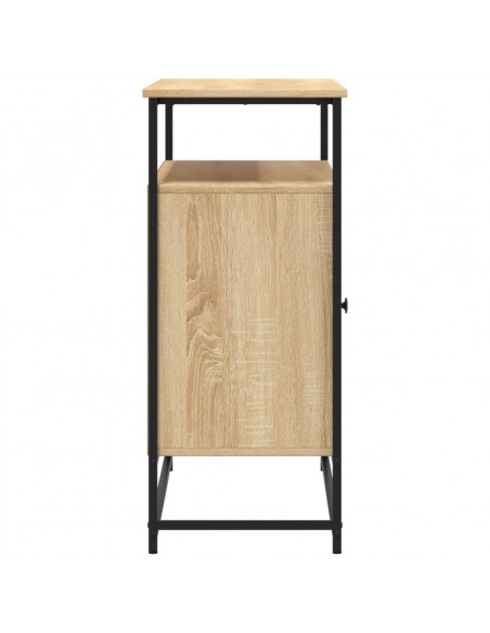 Credenza Rovere Sonoma 100x35x80 cm in Legno Multistrato