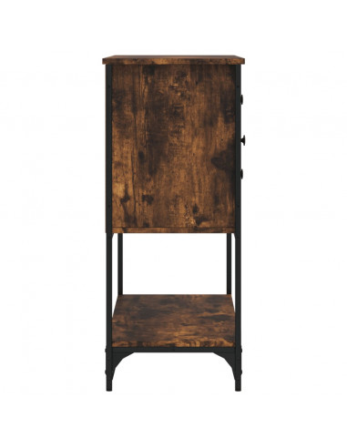 Credenza Rovere Fumo 100x36x85 cm in Legno Multistrato