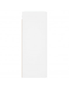 Armadietti a Parete 2 pz Bianchi in Legno Multistrato 2