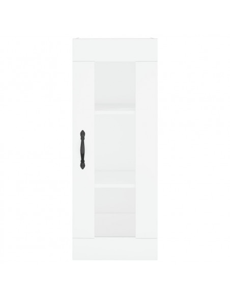 Credenza Bianca 34,5x34x180 cm in Legno Multistrato