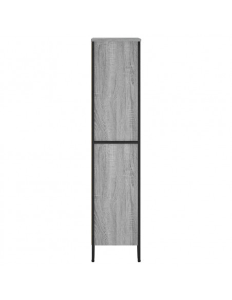 Libreria Grigio Sonoma 80x31x137,5 cm in Legno Multistrato