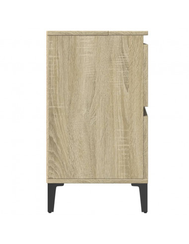 Mobile Lavabo Rovere Sonoma 80x33x60 cm in Legno Multistrato