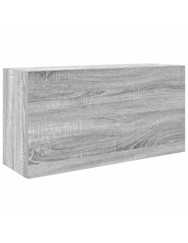 Mobile da Bagno Grigio Sonoma 80x25x40 cm in Truciolato