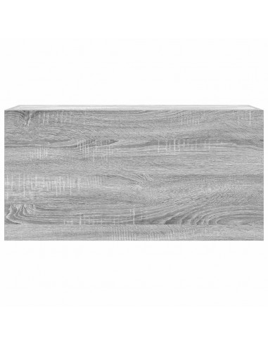 Mobile da Bagno Grigio Sonoma 80x25x40 cm in Truciolato