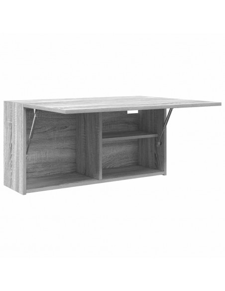 Mobile da Bagno Grigio Sonoma 80x25x40 cm in Truciolato