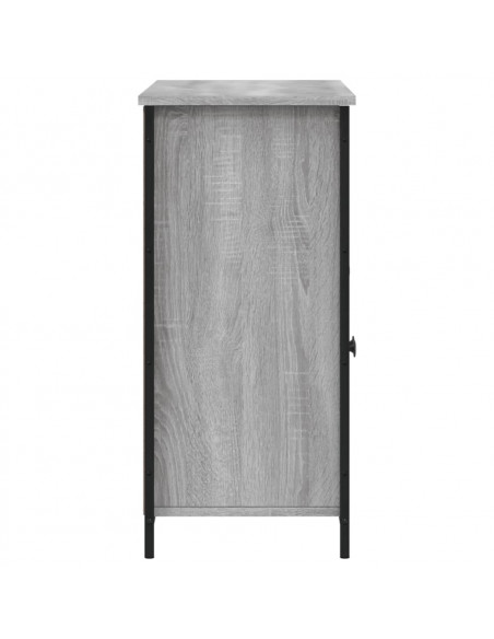 Credenza Grigio Sonoma 100x35x75 cm in Legno Multistrato