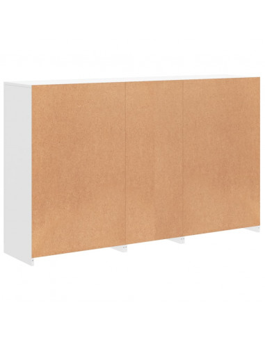 Credenza con Luci LED Bianca 162x37x100 cm