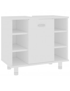 Mobile da Bagno Bianco 60x32x53,5 cm in Legno Multistrato 2