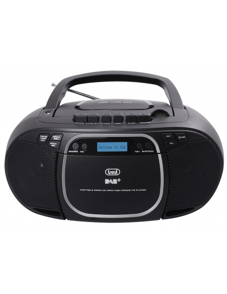 Trevi CMP 576 DAB Digitale 3 W DAB, DAB+, FM Nero Riproduzione MP3