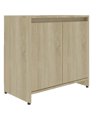 Mobile da Bagno Rovere Sonoma 60x33x61 cm Legno Multistrato