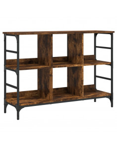 Credenza Rovere Fumo 102x32x73,5 cm in Legno Multistrato 2