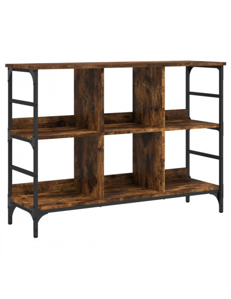 Credenza Rovere Fumo 102x32x73,5 cm in Legno Multistrato