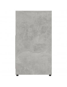 Mobile da Bagno Grigio Cemento 60x33x61 cm in Legno Multistrato 2