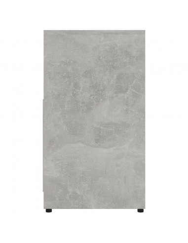 Mobile da Bagno Grigio Cemento 60x33x61 cm in Legno Multistrato