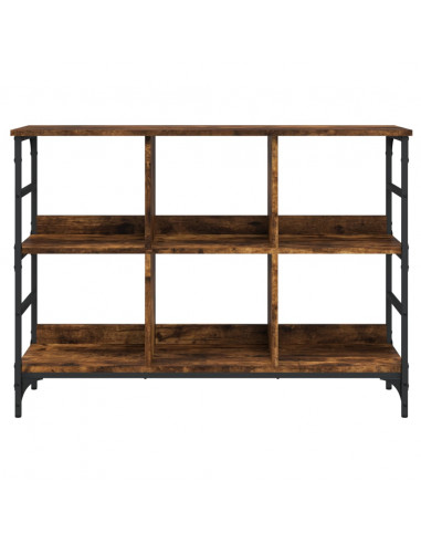 Credenza Rovere Fumo 102x32x73,5 cm in Legno Multistrato