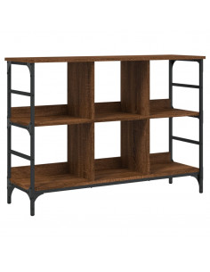 Credenza Rovere Marrone 102x32x73,5 cm in Legno Multistrato 2