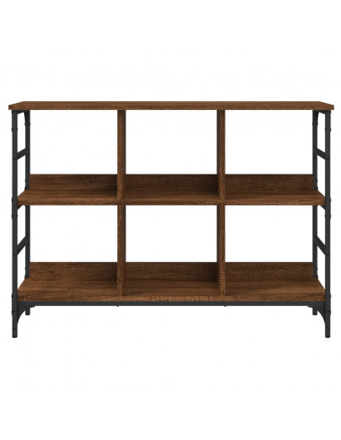 Credenza Rovere Marrone 102x32x73,5 cm in Legno Multistrato