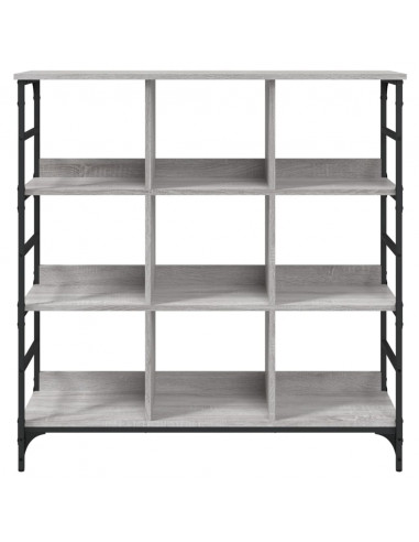 Credenza Grigio Sonoma 102x32x103,5 cm in Legno Multistrato