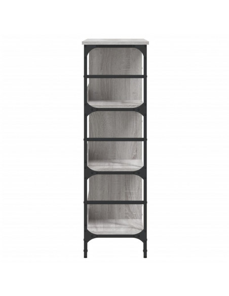 Credenza Grigio Sonoma 102x32x103,5 cm in Legno Multistrato