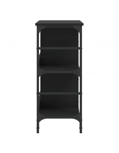 Credenza Nera 102x32x73,5 cm in Legno Multistrato