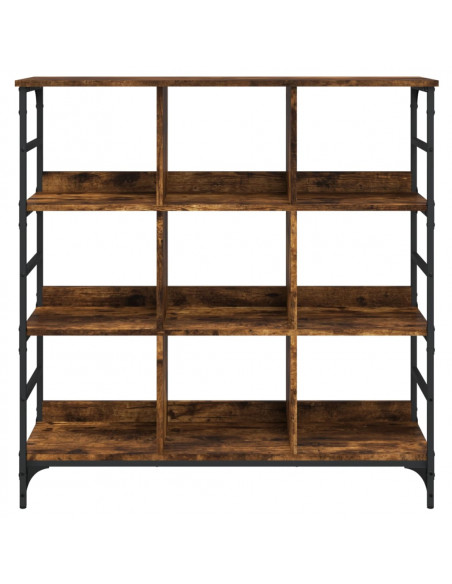 Credenza Rovere Fumo 102x32x103,5 cm in Legno Multistrato