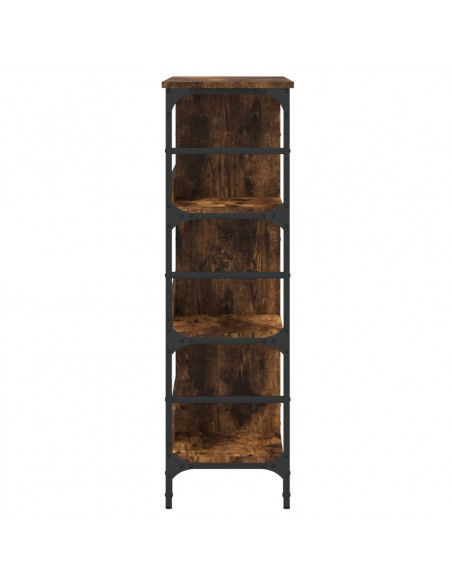 Credenza Rovere Fumo 102x32x103,5 cm in Legno Multistrato