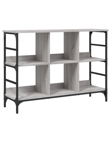 Credenza Grigio Sonoma 102x32x73,5 cm in Legno Multistrato