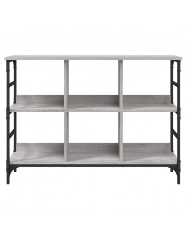 Credenza Grigio Sonoma 102x32x73,5 cm in Legno Multistrato