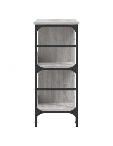 Credenza Grigio Sonoma 102x32x73,5 cm in Legno Multistrato