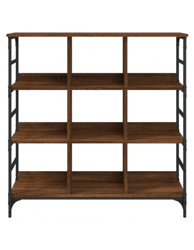 Credenza Rovere Marrone 102x32x103,5 cm in Legno Multistrato