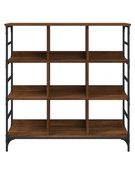 Credenza Rovere Marrone 102x32x103,5 cm in Legno Multistrato