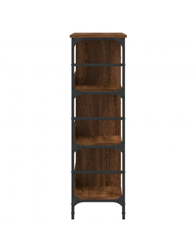 Credenza Rovere Marrone 102x32x103,5 cm in Legno Multistrato