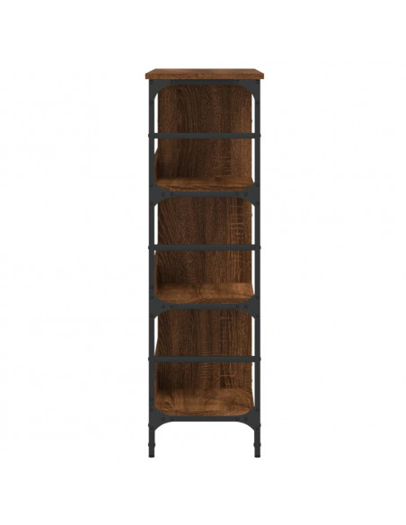Credenza Rovere Marrone 102x32x103,5 cm in Legno Multistrato