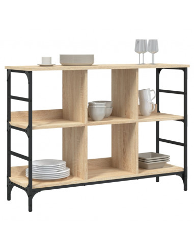 Credenza Rovere Sonoma 102x32x73,5 cm in Legno Multistrato